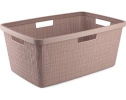 Curver Jute Wasmand 46L - Rose — afbeelding 1