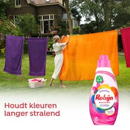 Robijn Klein & Krachtig Classics Color Pink Sensation Vloeibaar Wasmiddel - 8 x 19 wasbeurten - Voordeelverpakking — thumbnail 5