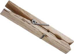 Bamboe wasknijpers - 48x - hout - 7 cm — thumbnail 2