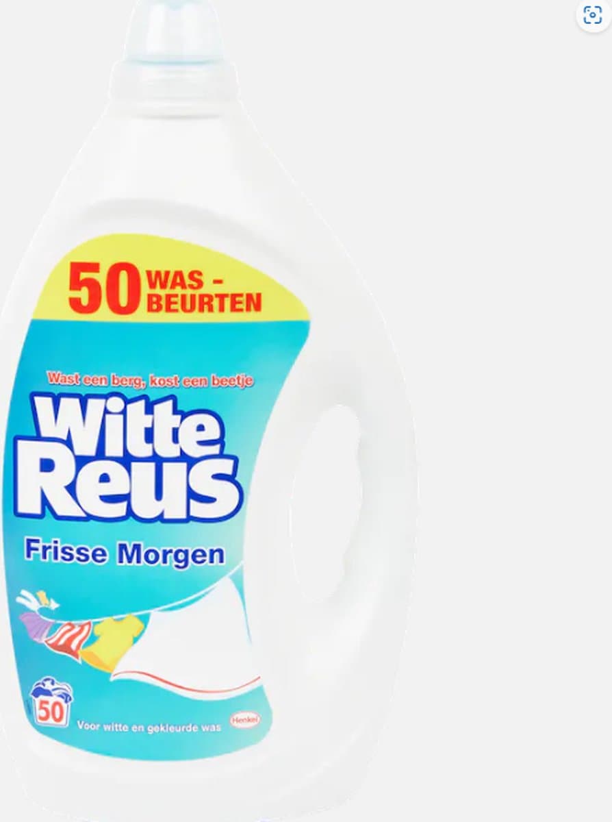 Witte Reus wasgel Frisse Morgen - Wasmiddel - 2.25 liter - 50 wasbeurten — afbeelding 1