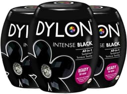 Dylon Textielverf Intense Black - 3 x 350 gr - Voordeelverpakking — thumbnail 2