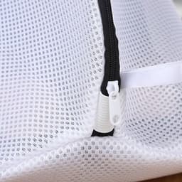 Wasnet Schoenen, 2-pack wit schoenen zakken met rits voor wasmachines (33x22x23cm), speciale anti-deformatie waszakken voor sportschoenen, sokken - zwart — thumbnail 5