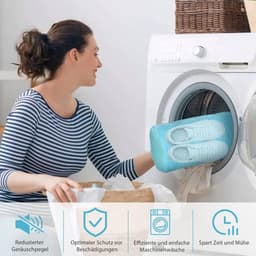 Waszak - Wasnet Voor Schoenen - Waszak Voor Schoenen - Schoenen Waszak - 39 x 19 Cm - Netje Anti-Vervorming - Delicaat Wasgoed - Schoen Wassen - Schoenenwaszak - Wasgoed - Wasmachine - Schoenen / Sneakers - Met Rits En Hangende Ring - Herbruikbaar — thumbnail 2