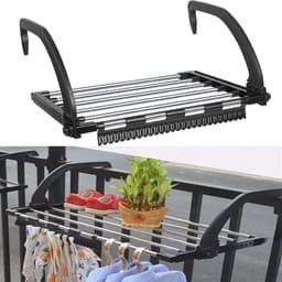 Opvouwbaar Droogschoenenrek voor Binnen en Buiten - Perfect voor Balkon en Badkamer — thumbnail 1