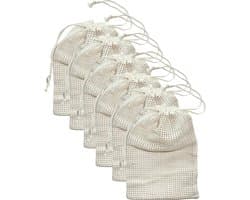 green-goose® Biokatoenen Waszak | 6 Stuks | 18x21 cm | Duurzaam en Milieuvriendelijk — afbeelding 1