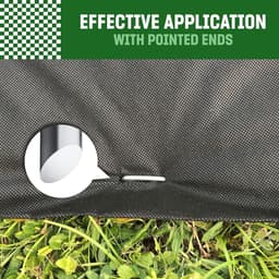 Stevige Grondankers 100 Stuks Voor Onkruidmat Tuinmat Schutting & Camping - 150 mm Lang 25 mm Breed Ø 3 mm — thumbnail 5