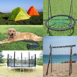 15 Inch/38 cm Heavy Duty Grondanker voor Shelters Luifels Tenten Schommelsets Trampolines - 4-pack Adapter Niet Inbegrepen — thumbnail 3