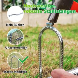 30 cm vloeranker U-vormige spijkers grondpalen-tentharingen-trampoline haringen-tuinharingen-wapeningsstaaf-anker-campingtent (8) — thumbnail 4