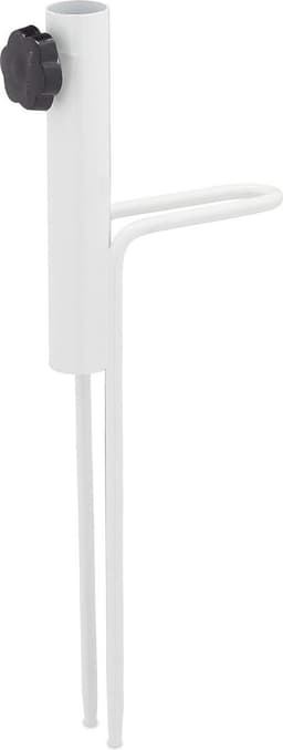 Metalen grondplug voor stokken van 17-23 mm - Wit - Voor tuin en strand JButtonanker — thumbnail 1