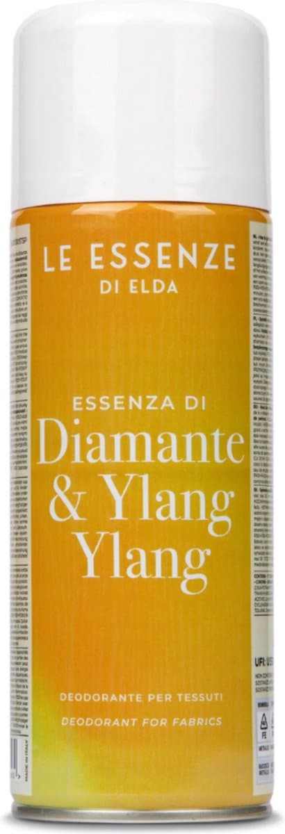 Wasparfum le Essenze di Elda Textielspray Diamante & Ylang Yang 400ml — afbeelding 1