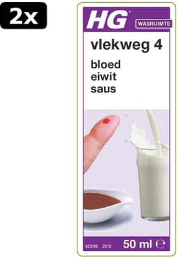 2x HG vlekweg 4 - 50ml - voor onder andere saus en kruiden — thumbnail 1