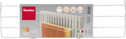 Tomado - Droogrek Iseo - 2 meter drooglengte - 58x17cm - Wit - Radiator - Balkon - Camping - Inklapbaar - Breedte aan te passen — thumbnail 3