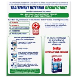 DESTOP Integrale behandeling Wasmachinereiniger de 2 flesjes van 250 ml — thumbnail 2