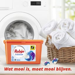 Robijn Wascapsules - 3-in-1 - Stralend Wit - 15 Stuks — thumbnail 5