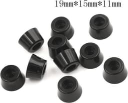 FSW-Products - 4 Stuks Rubberen Voetjes - Onderzetters en Stootdopjes - Rubber Deurstopper - Meubelonderzetter - Trillingsdempers - Antislip Bescherming - 19 x 15 x 11 mm — thumbnail 2