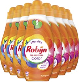 Robijn Klein & Krachtig Color Vloeibaar Wasmiddel - 152 wasbeurten - Voordeelverpakking — thumbnail 2