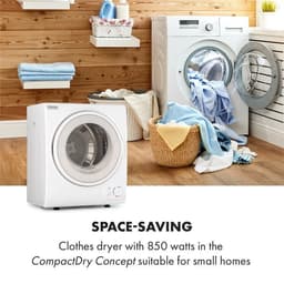 Jet Set 2500 wasdroger luchtafvoerdroger 850W EEK C 2,5kg 50cm wit — thumbnail 3