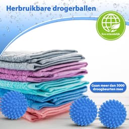 Drogerballen - 4 stuks - PVC - Droogballen - Duurzaam - Wasdrogerballen - Wasdroger - Wasbol - Droger — thumbnail 4