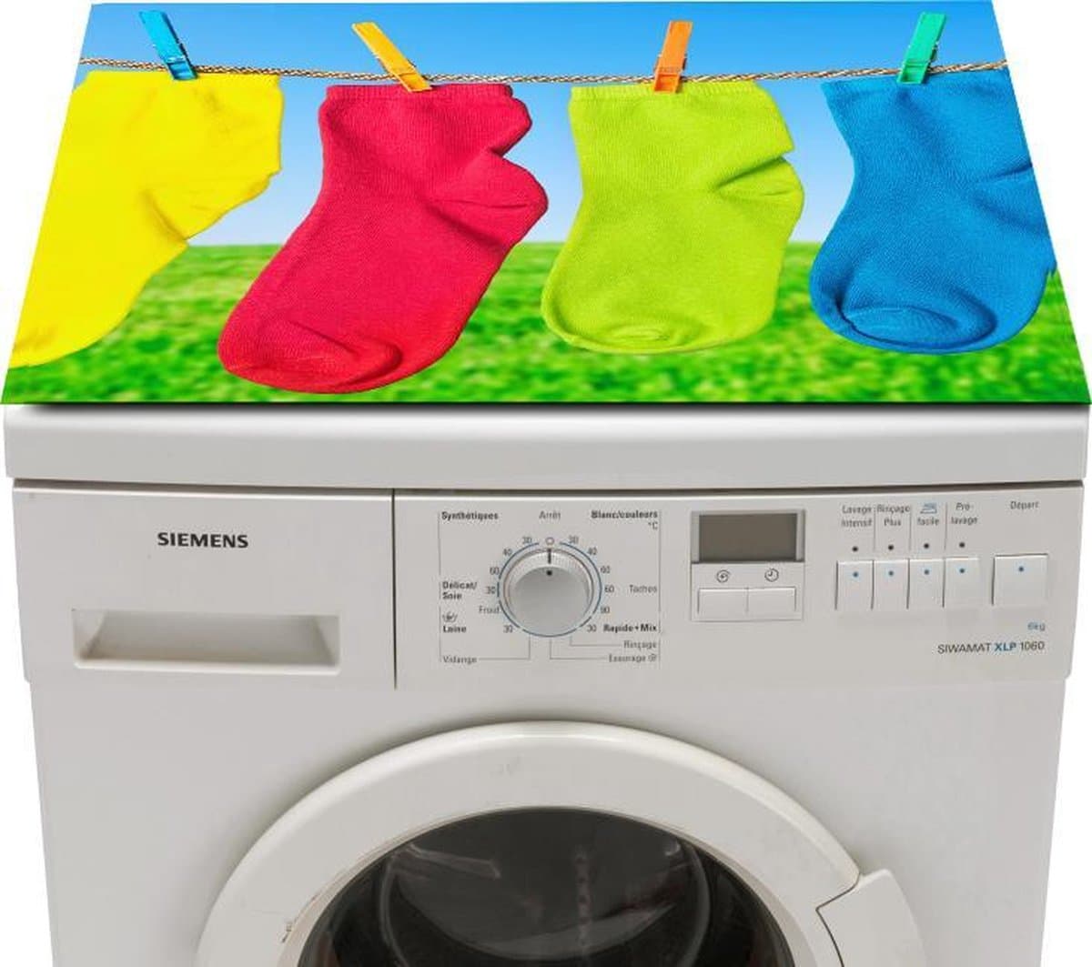 Papillon Wasmachine Beschermer - Antislip mat - 60x60 cm - Sokken — afbeelding 1