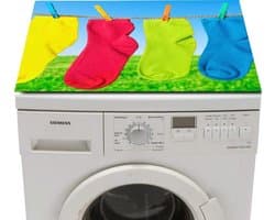 Papillon Wasmachine Beschermer - Antislip mat - 60x60 cm - Sokken