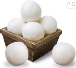 Wollen Droger Ballen - Herbruikbare Wasdroger Ballen - Set 6 Stuks - Milieuvriendelijk — thumbnail 1