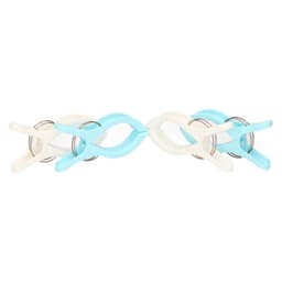 Grote knijpers - 4x stuks - gekleurd - 12 cm - plastic - XL - handdoeken/badlakens knijpers — thumbnail 3