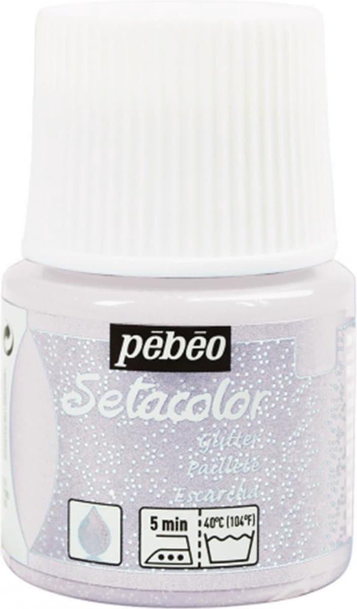 Pébéo Setacolor Diamand Glitters Textielverf - 45ml textielverf voor lichte stoffen — afbeelding 1