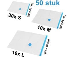tectake vacuumzakken - 50 stuks - 401787