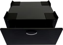 Wasmachine sokkel - verhoger - 33 cm met lade - zwart — thumbnail 1