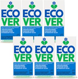 Ecover Bleekmiddel - Zuurstofbleekmiddel - Voordeelverpakking 6 x 400g - Plantaardig & Biologisch afbreekbaar - Zuurstofbleek voor helderwit wasgoed - Gerecycled karton — thumbnail 1