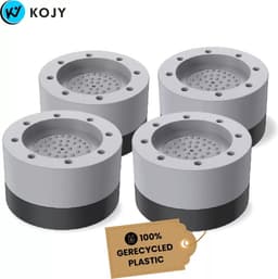 KOJY Wasmachine dempers - Verhoger - Stapelbaar - Grijs - voor wasmachine en wasdroger — thumbnail 1