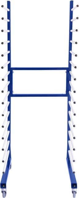 Combi Spray Droogrek Blauwe Trolley Eco Verfwerkplaats Houtbewerking Droge Opslag 4 360 Graden Wielen Mobiel 15 Lagen 25kg Per Laag 375kg Totale Capaciteit Verstelbare Breedte 182 H x 35/65 B x 59 D — thumbnail 1