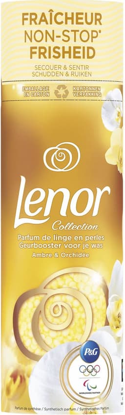 Lenor Geurbooster Orchidee en Amber - 6 x 235 gram - Wasparfum — thumbnail 2