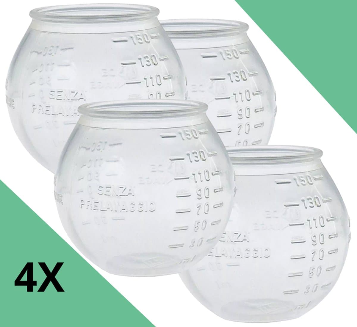Maxora - Doseerbol 4 Stuks - Wasbol - Voor wasmachine - Wasbollen voor wasmiddel - Wasballen - Doseerbollen voor wasmiddel - Doseerdop - 150 ML — afbeelding 1