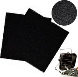 5x filter geschikt voor Beko Blomberg spons droger - filter wasdroger 240x155mm - 2964840100 - 2964840200 - warmtewisselaar droger — thumbnail 5