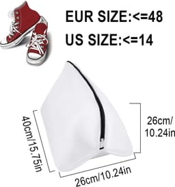 Wasnetten voor wasmachine, duurzame waszakken met ritssluiting, reiswasnet — thumbnail 4