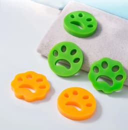 2 Stuks, Pet Hair Remover voor Wasserij Wasmachine Haarvanger, Mini Herbruikbare Hond Kat Plakkerig Huisdier Haar Verwijderaar Borstel Voor Waswasmachine. — thumbnail 2