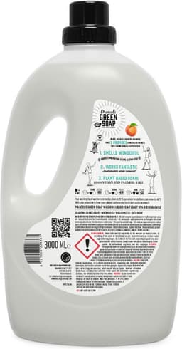 Marcel's Green Soap Vloeibaar Wasmiddel Perzik & Jasmijn 69 Wasbeurten - 4 x 3 liter - Voordeelverpakking — thumbnail 3
