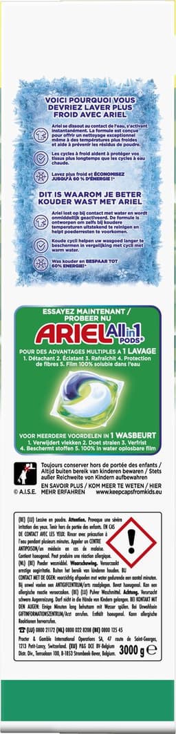 Ariel Waspoeder - Wasmiddel - Original - 50 Wasbeurten — thumbnail 2
