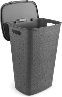 Curver Softex Wasbox - 56L - 43,8x34x59,9cm - Antraciet — thumbnail 5