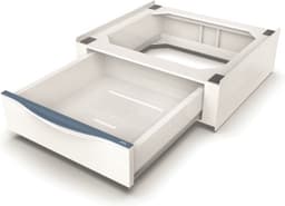Meliconi Basetorre Extra - D55 x H20 cm - Uitneembare Lade - Stapelset - Antislip - Compatibel met alle wasmachines met een diepte van min. 45 cm - Wasmachineonderdeel & -accessoire - Wit — thumbnail 2