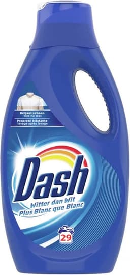 Dash Witter dan Wit Vloeibaar Wasmiddel - 4 x 1450 ml (116 wasbeurten) — thumbnail 2