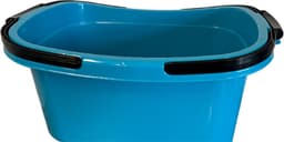 HL - Kunststof Wasmand met Hengsel - Blauw - 55x38x25 cm - Draagbare Wasmand — thumbnail 4