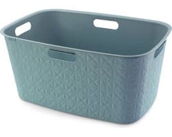 Curver Softex Wasmand - 45 liter - 57x37x27cm - Blauw — afbeelding 1
