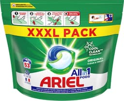 Ariel All in 1 Wasmiddel Pods Original - Clean & Fresh - 53 Wasbeurten — thumbnail 2
