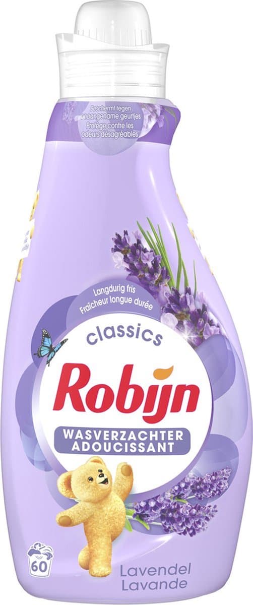 Robijn Lavendel Bloem Vloeibaar - 1,5 L - Wasverzachter — afbeelding 1