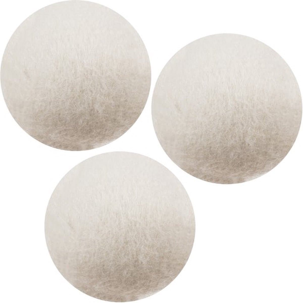 Wollen Wasballen Drogerballen - Wasdrogerballen - Wasbollen - Zero Waste Wasverzachter - 3 stuks — afbeelding 1