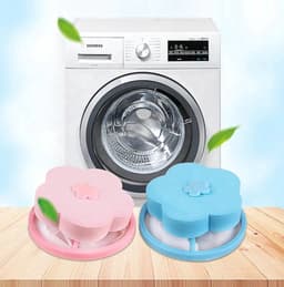 IBBO Shop - Wasmachine filter - Wasmachine reiniger - Wasmachine vuilreiniger - Wasmachine cleaner - Herbruikbaar - Wasfilter - Schoonmaakmiddel - Vuil verwijderen - Drijvend vangnet - Haarvanger - Haar vanger - Ontstopper - 2 stuks — thumbnail 1