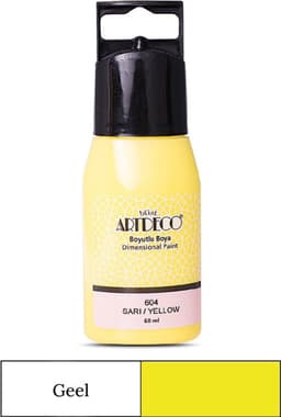 Artdeco 3D Dimensionale Verf Set – 2x50 ml – Geel & Rood – Geschikt voor Stof, Glas, Keramiek, Karton, Metaal, Papier & Steen – 3D Liner Textuur- en Reliëfschilderen Dimensional Paint — thumbnail 2