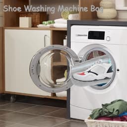 2 stuks schoenen waszakken waszakken schoenen sportschoenen wasnet meervoudige bescherming zelfreinigende schoenen verdikte waszak aan de binnenkant om de wrijving te vergroten grijs — thumbnail 3